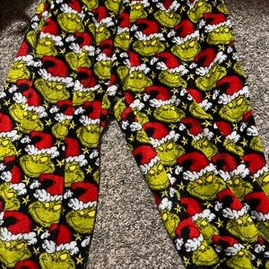 Target Kids Holiday Grinch Fleece Pajama Pants - Green, Red, Black